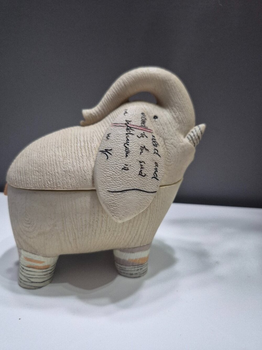 Elephant Trinket Decorative Resin Figurine